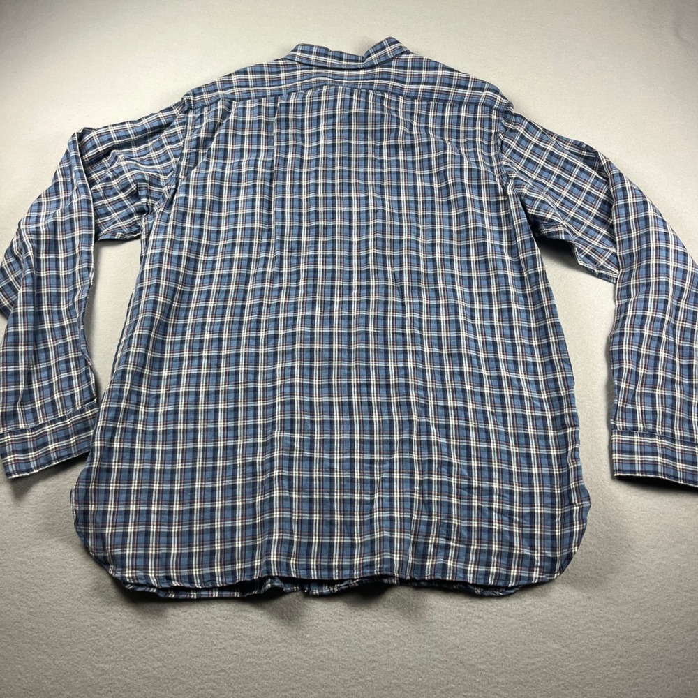 Polo Ralph Lauren Mens XL Blue Plaid Button Down Shirt Long Sleeve NWT - Picture 7 of 8